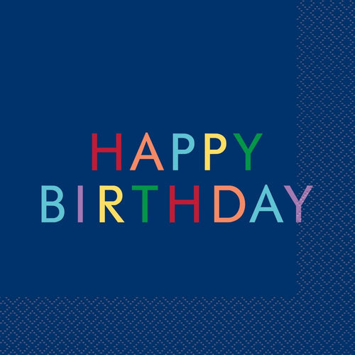 Simple Birthday Napkins 16pcs