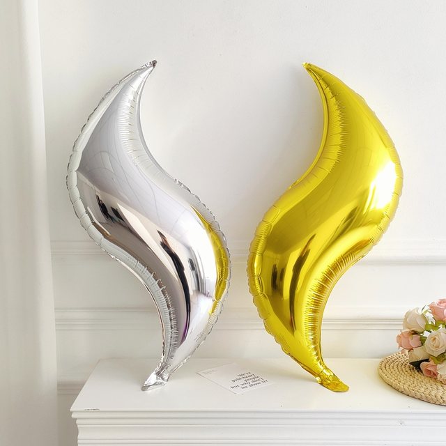 Mermaid curve foil Balloon 28"