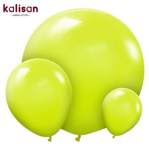 Kalisan Balloons 18” Standard Lime Green 3ct
