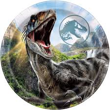 Jurassic World Plates 7"