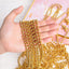 Gold Beads Necklaces 12pcs