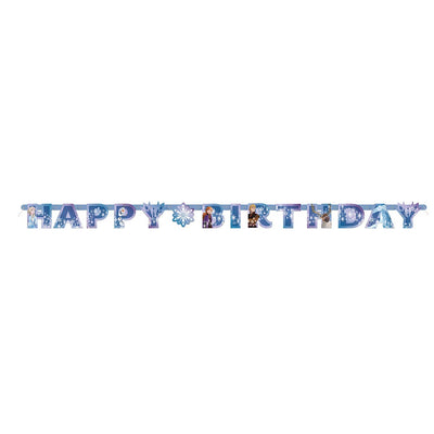 Frozen 2 Banner Happy Birthday 6ft