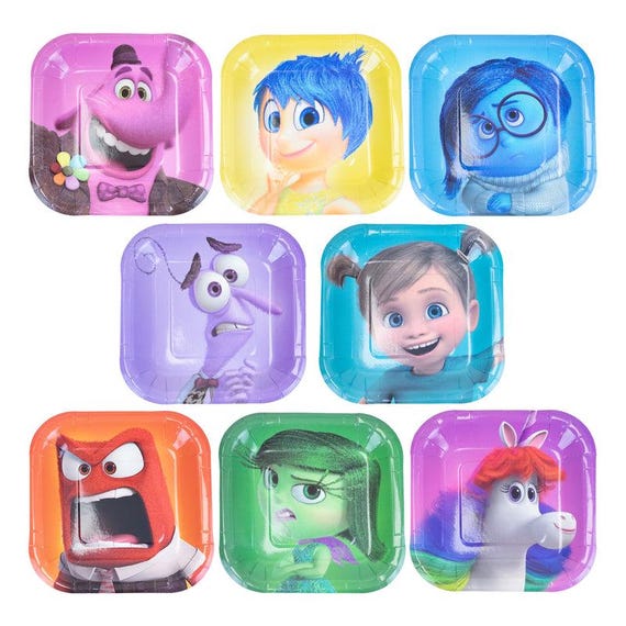 Inside Out Platos 7" (x8u)