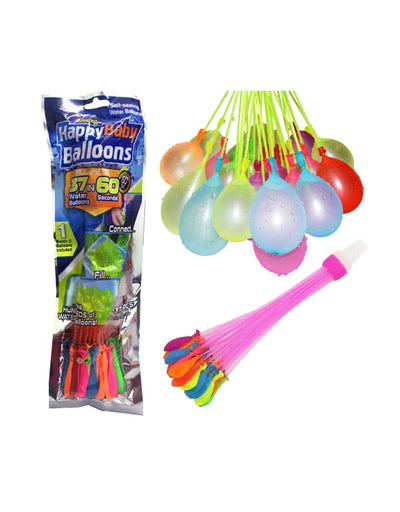 Happy Balloons Self Tying 37pcs Water Balloon