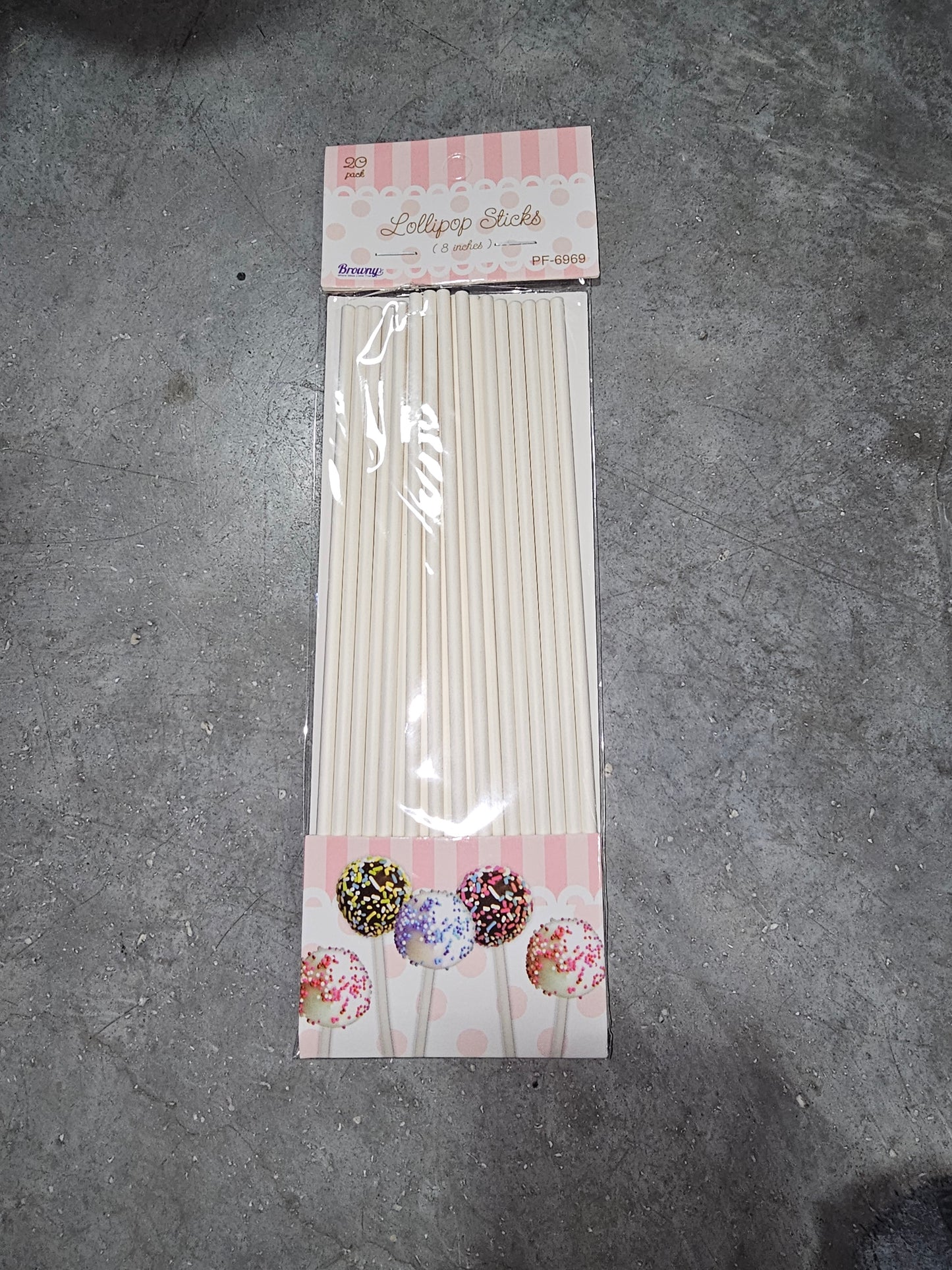 Lollipop Sticks 8" x 20pcs