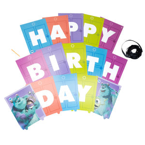 Monsters Inc. Flag Banner Happy Birthday (x1u)