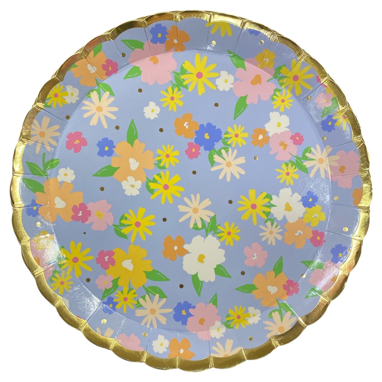 Spring Garden Easter Plates 9" 8ct