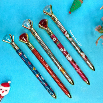 Bolígrafos de Navidad (Christmas Diamond Top Pen)