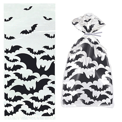 Black Bats Halloween Cello Bag 20pcs