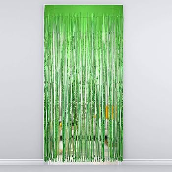Foil Curtain Emerald Green 3ft x 8ft