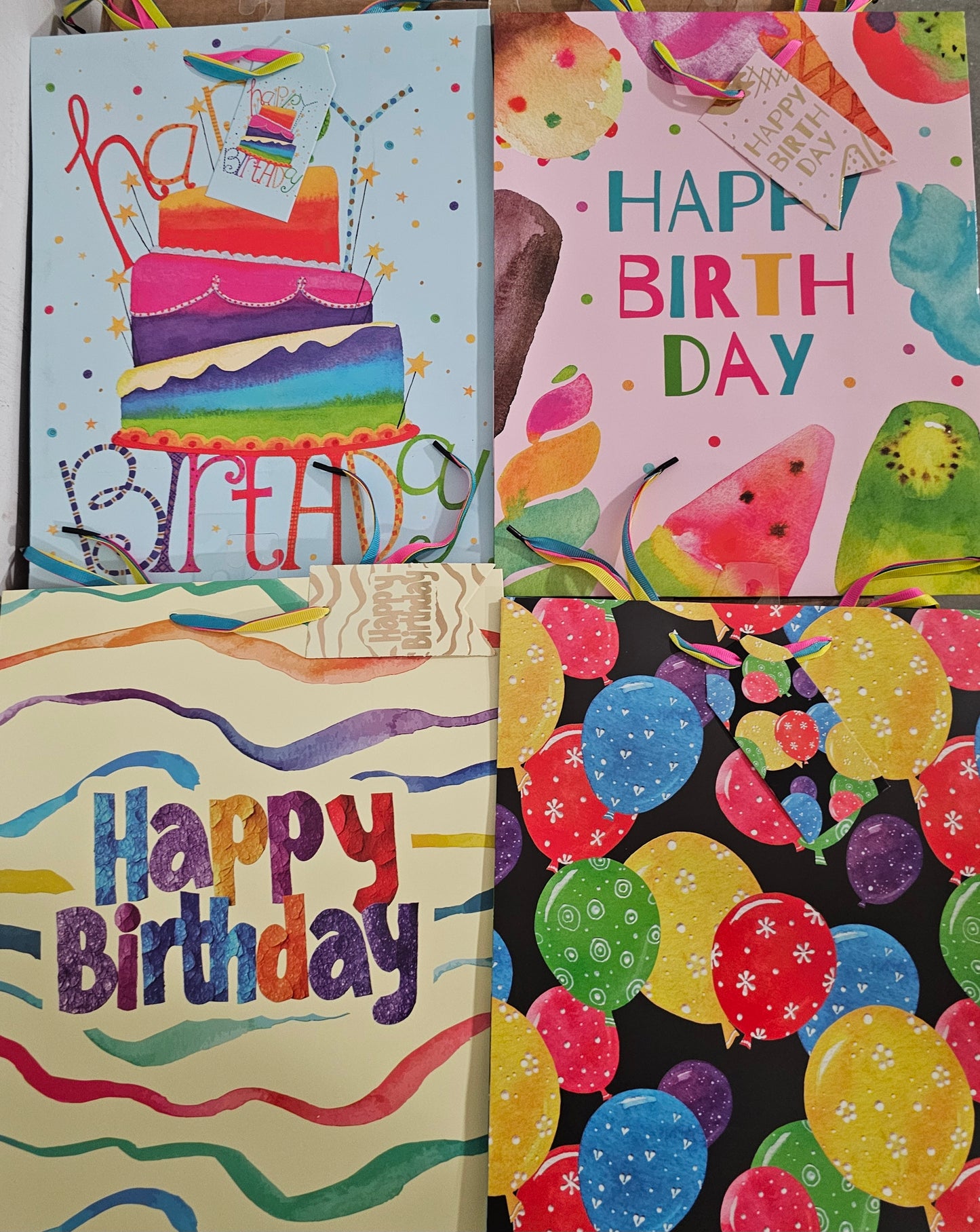 Gift Bag Happy Birthday Large 1pcs