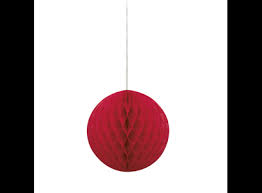Honeycomb Ball Red (x1u) 8in