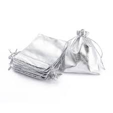 Organza Plata 3"x4" 12pcs