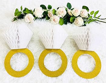 Honeycomb Ring Hanging Decorative 3pcs