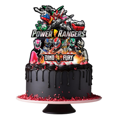 Power Rangers Cake Topper - Power Rangers Party