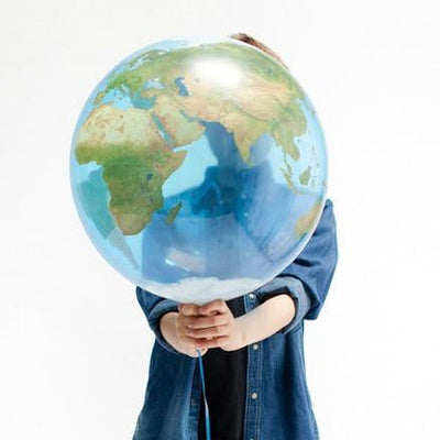 Bubble Balloon 22" Planet Earth (Qualatex)