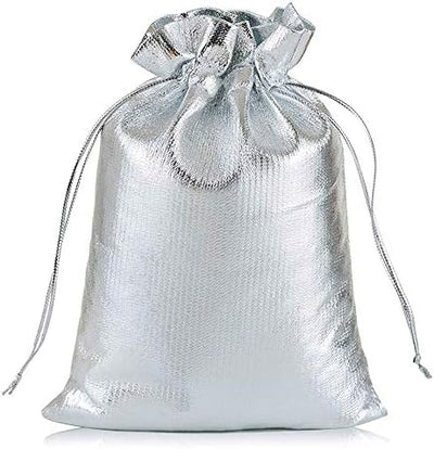 Organza Plata 4.5"x5.5" 12pcs