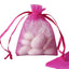 Organza Fuschia 3"x4" 12pcs