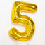 Supershape Foil Balloon #5 Gold