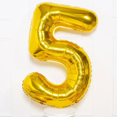 Supershape Foil Balloon #5 Gold