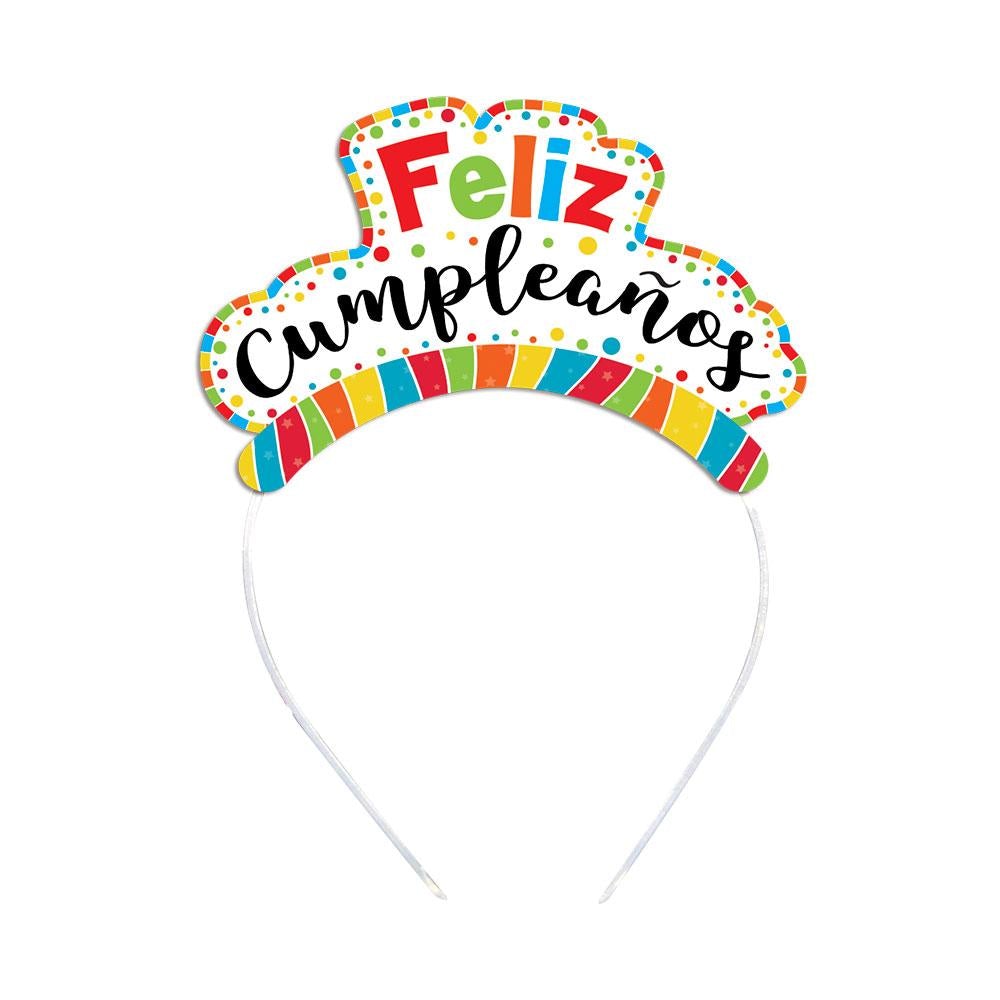 Tiara Feliz Cumpleaños 3pcs Sempertex