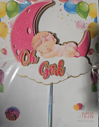 Caketopper Oh Baby Girl
