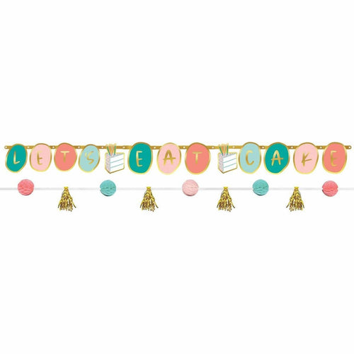 Happy Cake Day Letter Banner 2pcs