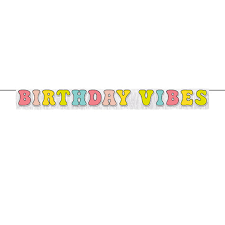 Flower Power Banner Letter 1pcs