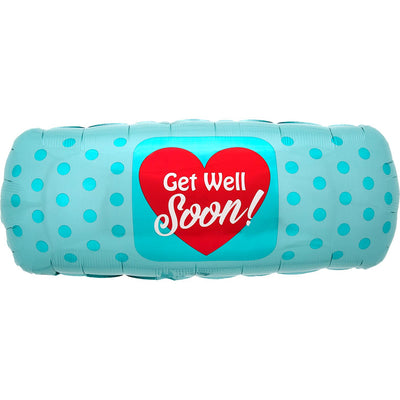Get Well Soon Bandaid Supershape Balloon