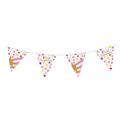 Banderin Feliz Cumpleaños Destellos (Sempertex)