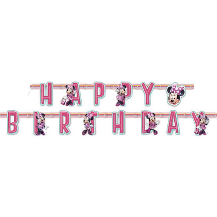 Minnie Large Jointed Banner 6FT