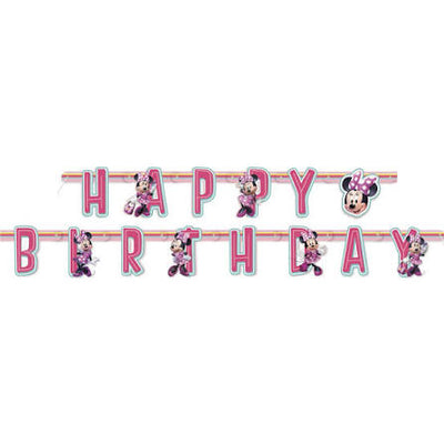 Minnie Large Jointed Banner 6FT