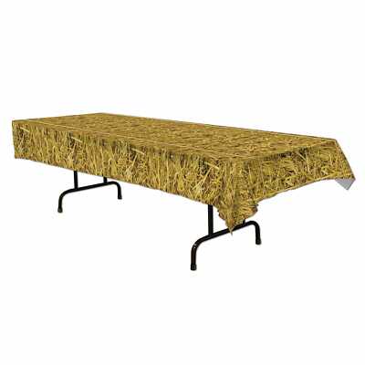 Straw Plastic Tablecover