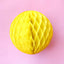 Honeycomb Ball Yellow (x1u) 8in