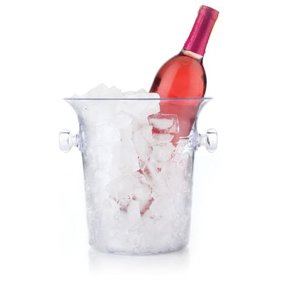 Hielera de Plástico Transparente/Clear