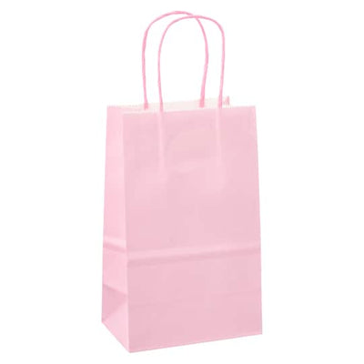 Paper Gift Bags Pink 12 Pcs