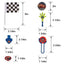 Cars Party Favors 48pcs