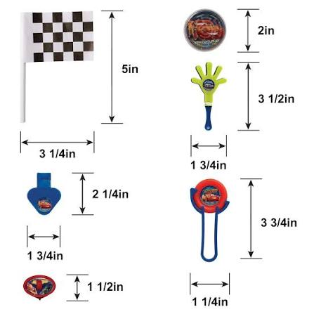 Cars Party Favors 48pcs