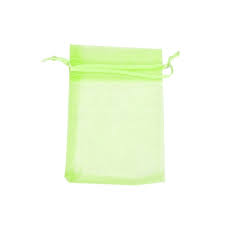 Organza Apple Green 3"x4" 12pcs
