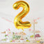 Number #2 Supershape Balloon 34" Gold