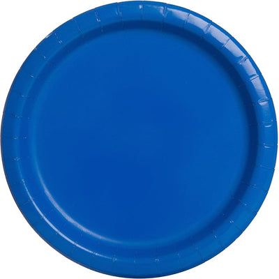 Royal Blue Plates 9" 8pcs