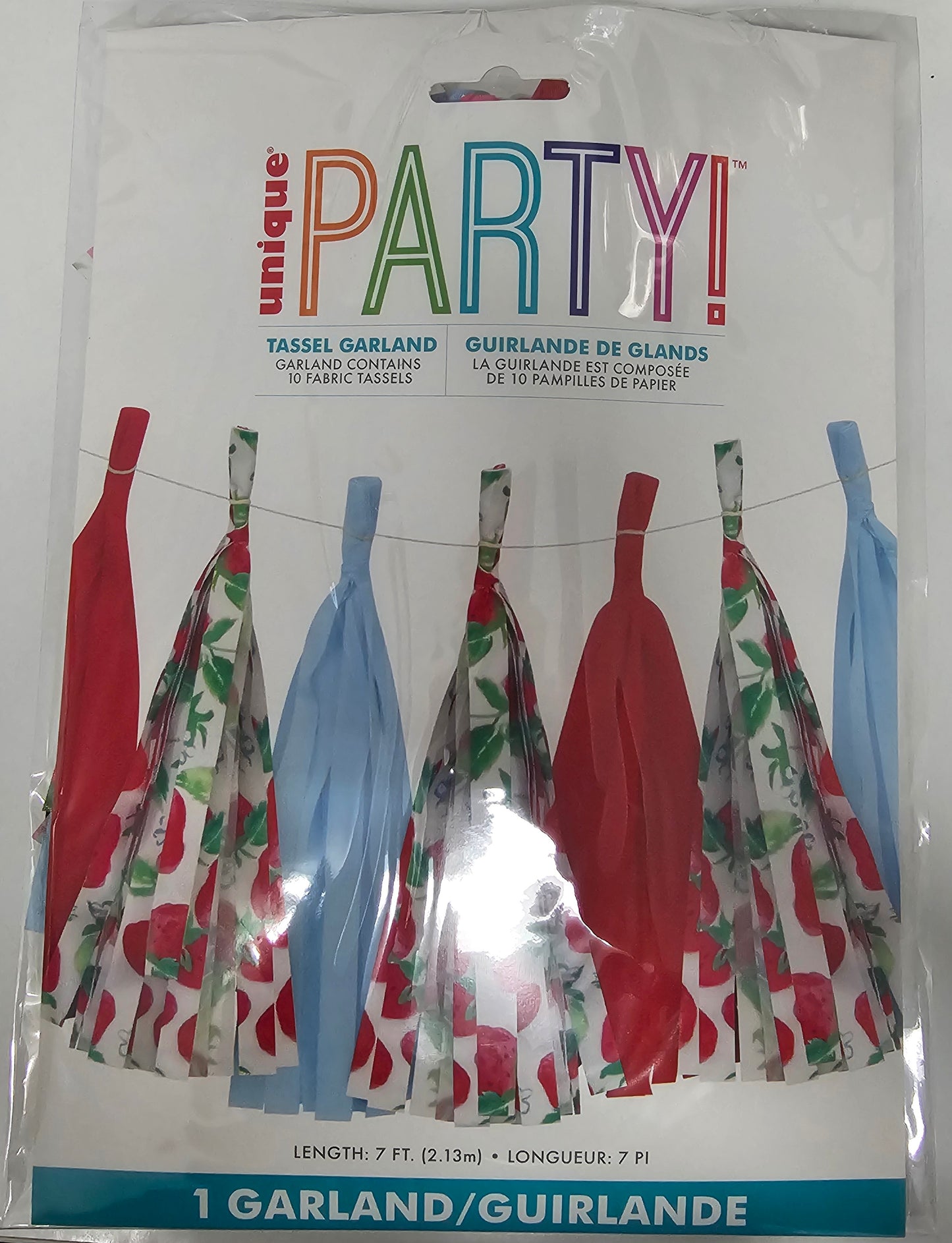 Sweet Strawberry Tassel Garland
