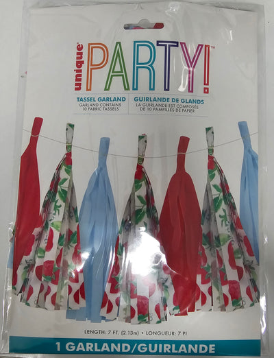 Sweet Strawberry Tassel Garland