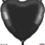 Brand Black Heart Foil Balloon 36" Giant