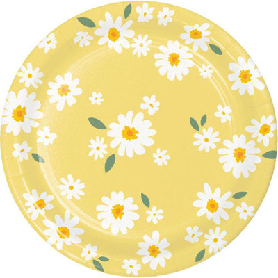Sweet Daisy Plates 9" (x8u)