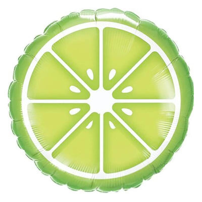Sliced Lime 18" Foil Balloon
