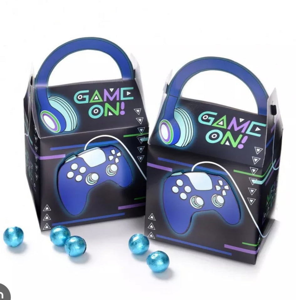 Game On Treat Boxes 8pcs