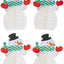 Snowman Honeycomb  Decorative 4pcs 6"