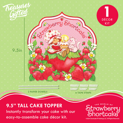 Strawberry Shortcake Cake Topper - Strawberry Shortcake