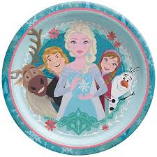 Frozen Paper Plates 9" 8pcs